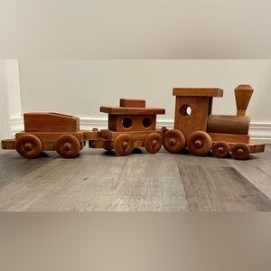 Vintage Wooden Train